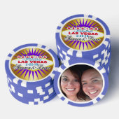Shannon2 lila Hochzeit Vegas Poker Chip (Stapel)