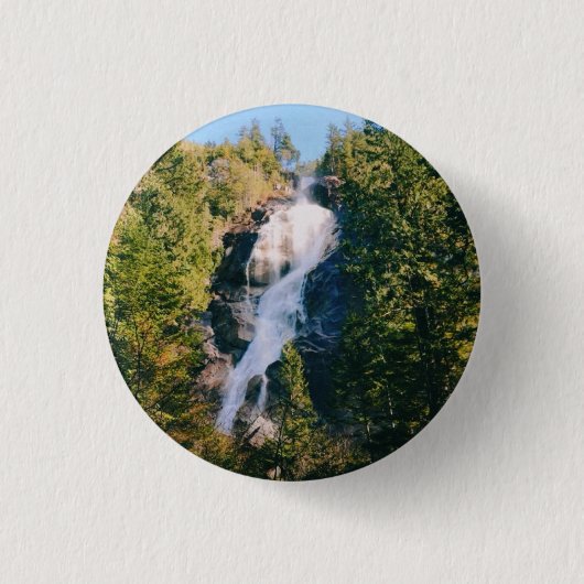 Shannon Falls, Squamish, Kanada Button (Vorderseite)