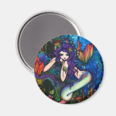 "Shannon" Mermaid Fantasy Fairy Magnet (Vorderseite/Rückseite)