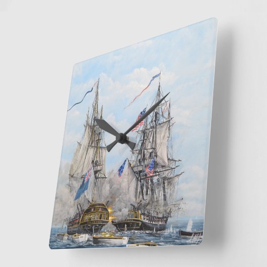 Shannon und Chesapeake Wanduhr (Winkel)