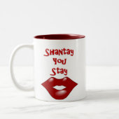 Shantay, das Sie bleibe,/weg Sashay Zweifarbige Tasse (Links)