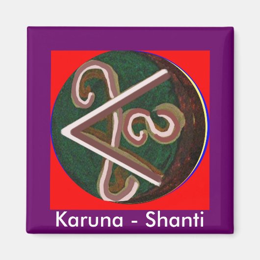 Shanti = Frieden Magnet (Vorne)