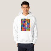 Shaoguan China City Map Hoodie (Vorne ganz)