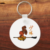 Shaolin-Bunny Kwan dao Schlüsselanhänger (Vorderseite)