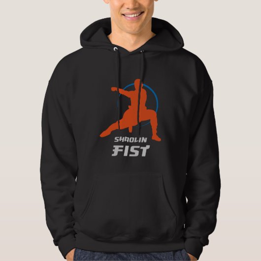 Shaolin-Faust Kung Fu Krieger Hoodie (Vorderseite)
