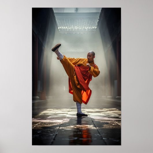Shaolin-Kung-Fu-Krieger Poster (Vorne)