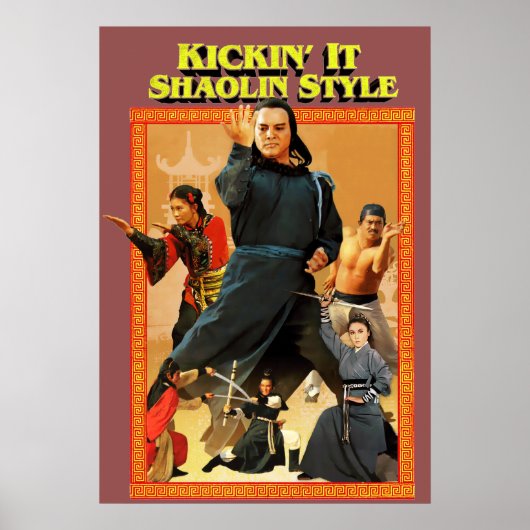 Shaolin Kung Fu Poster (Vorne)