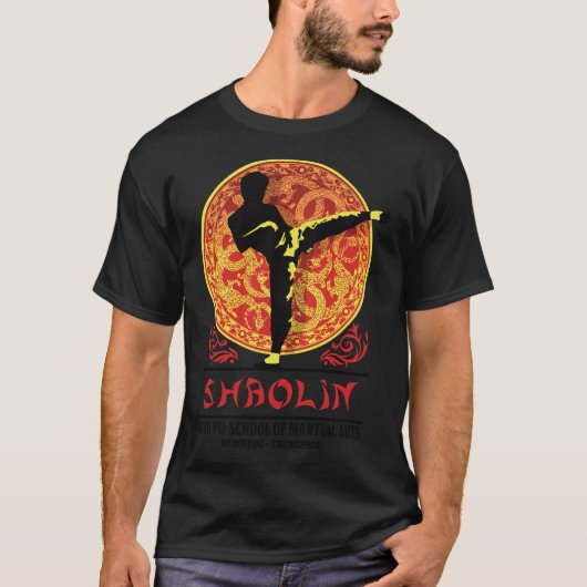 Shaolin Kung Fu School of Martial Arts Classic T-S T-Shirt (Vorderseite)