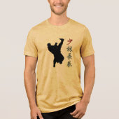 Shaolin Kung Fu Tri-Blend Shirt (Vorderseite)