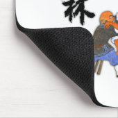 Shaolin Mönche T-Shirt Mousepad (Ecke)