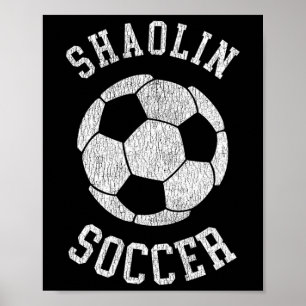 Shaolin Soccer Retro Distressed 90er Vintage  Poster