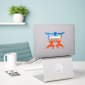 Shaolin-Tempel-Marterial-Kunst Aufkleber (Laptop auf Schreibtisch)