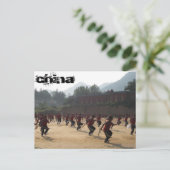 Shaolin Temple Postkarte (Stehend Vorderseite)