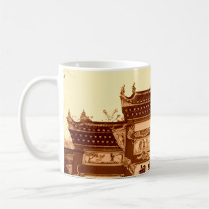 Shaoshan, 12. April: Mao Ahnen Hall Gebäude e Kaffeetasse