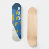 Shape-Ansammlung #Illustration #abstrakt Skateboard (Vorderseite)