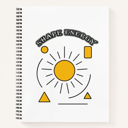 Shape Energy  Notebook Notizblock (Vorderseite)