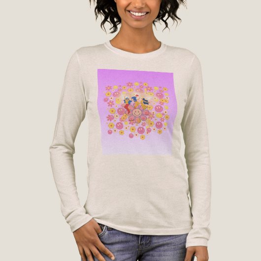 SHaPe Langarm-T-Shirt Tri-Blend Shirt (Vorderseite)
