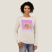 SHaPe Langarm-T-Shirt Tri-Blend Shirt (Volle Vorderseite)
