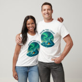 Shape The Light Aurora Mountain Emblem T-Shirt (Unisex)