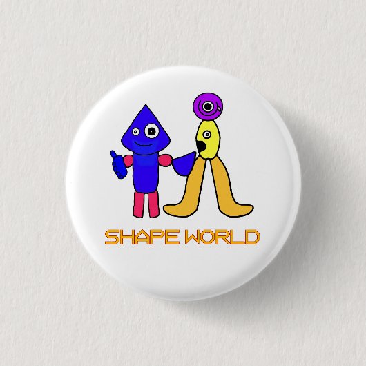 Shape World Button (Vorderseite)