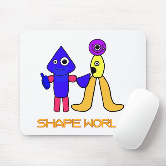 Shape World Mousepad (Mit Mouse)