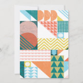 Shape World Pattern Einladung (Vorderseite)