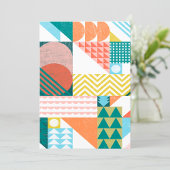 Shape World Pattern Einladung