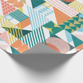 Shape World Pattern Geschenkpapier