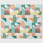 Shape World Pattern Geschenkpapier (Flach)