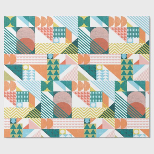 Shape World Pattern Geschenkpapier (Flach)