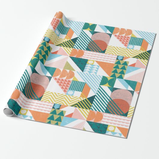 Shape World Pattern Geschenkpapier (Ungerollt)