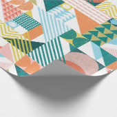 Shape World Pattern Geschenkpapier (Ecke)