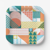 Shape World Pattern Pappteller (Vorderseite)