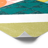 Shape World Pattern Poster (Ecke)