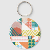 Shape World Pattern Schlüsselanhänger (Rückseite)