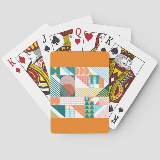 Shape World Pattern Spielkarten (Rückseite)