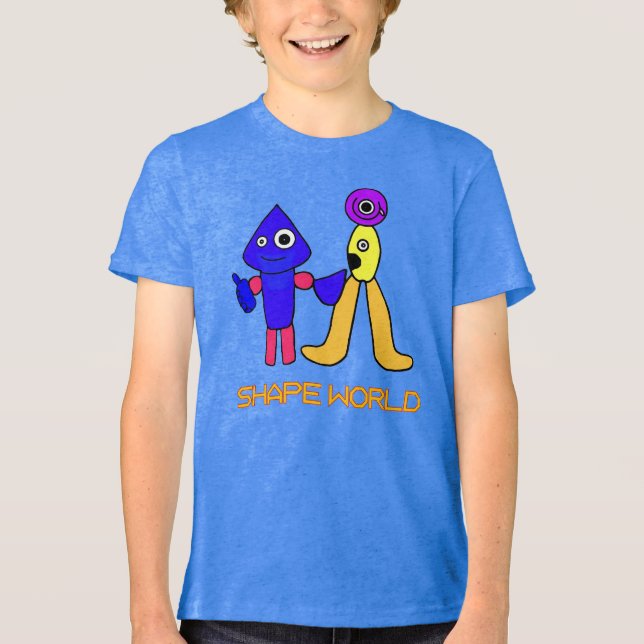 Shape World Tri-Blend Shirt (Vorderseite)