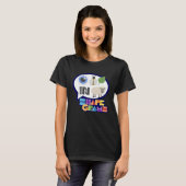 Shapegrams Eye Bee Leaf in Ewe T-Shirt (Vorne ganz)