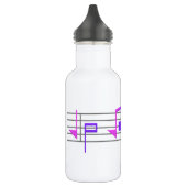 Shapenote Trinkflasche (Links)