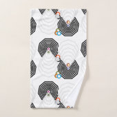 Shapes and Colors Bath Towel Set (Handtuch)
