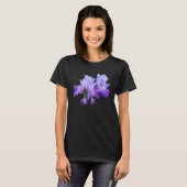 Shapes Mania Gorgeous Purple Iris Splashacata T-Shirt (Vorne ganz)