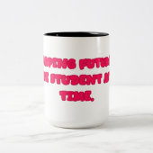 Shaping Futures Student Teacher Educator Gift Zweifarbige Tasse (Mittel)