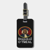 Shaquille Oatfood Funny Meme Gepäckanhänger (Vorderseite vertikal)