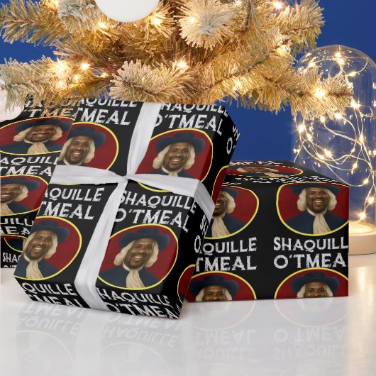 Shaquille Oatfood Funny Meme Geschenkpapier (Feiertage)