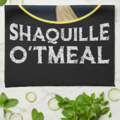Shaquille Oatfood Funny Meme Geschirrtuch (Gefaltet)