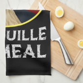 Shaquille Oatfood Funny Meme Geschirrtuch (Viertel Falte)