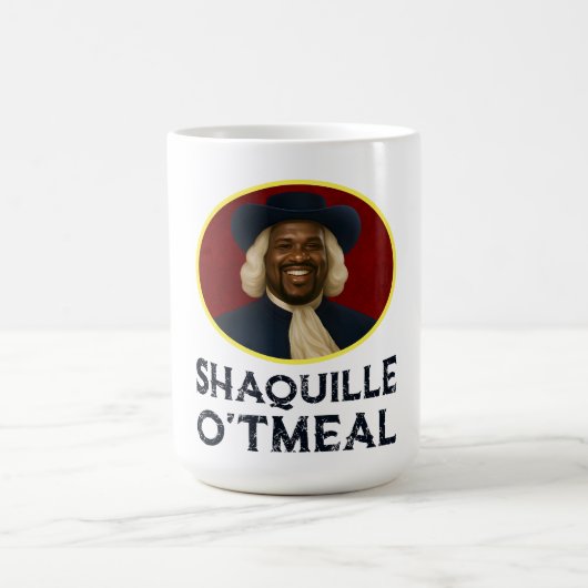 Shaquille Oatfood Funny Meme Kaffeetasse (Mittel)