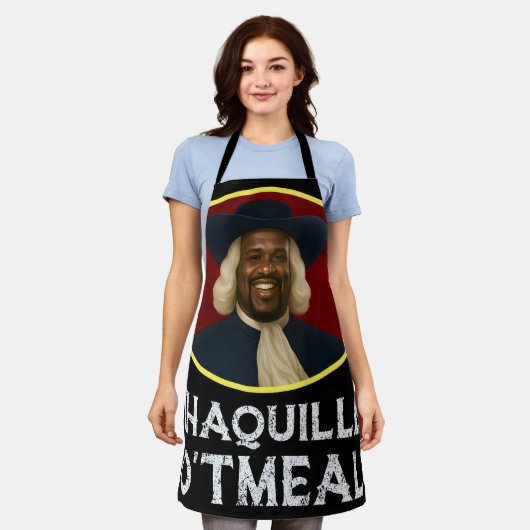 Shaquille Oatfood Funny Meme Schürze (Getragen)