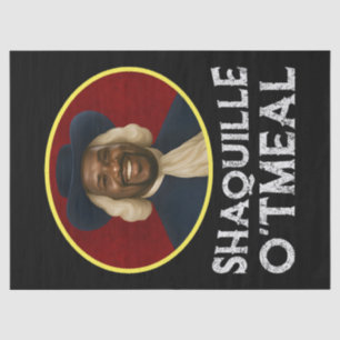 Shaquille Oatfood Funny Meme Seidenpapier