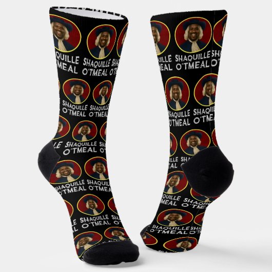 Shaquille Oatfood Funny Meme Socken (Gewinkelt)